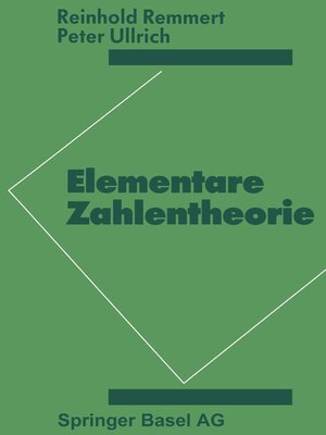 cover image of Elementare Zahlentheorie